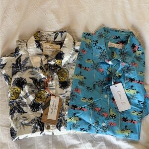 Set of 2 NWT Men’s Hawaiian Shirts